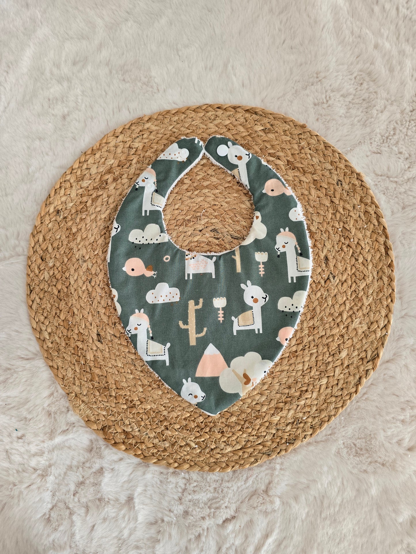 Bavoir bandana lama