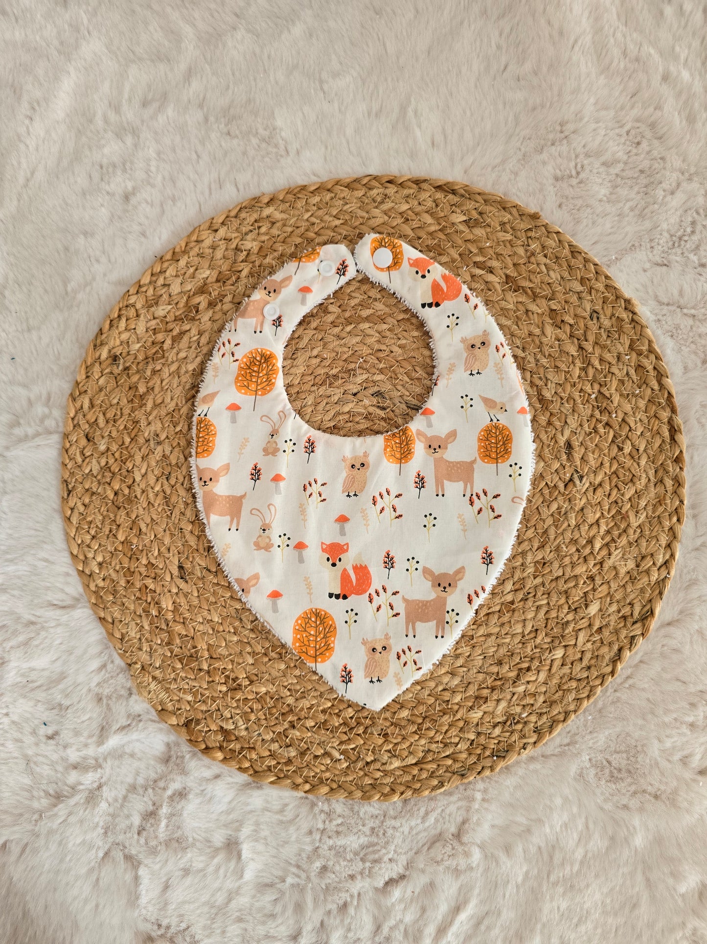 Bavoir bandana forêt