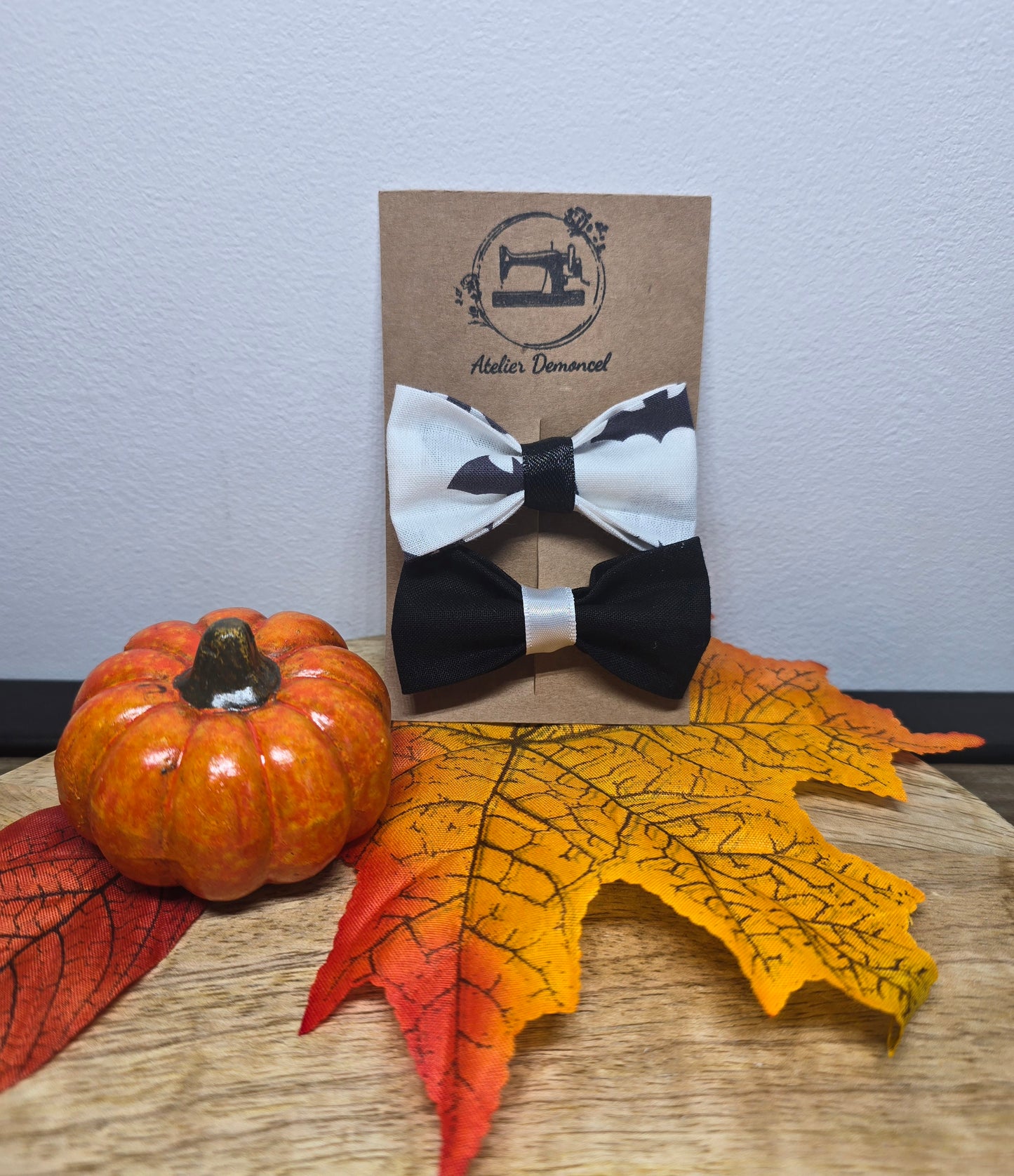 Lot de 2 Nœuds pour cheveux Halloween