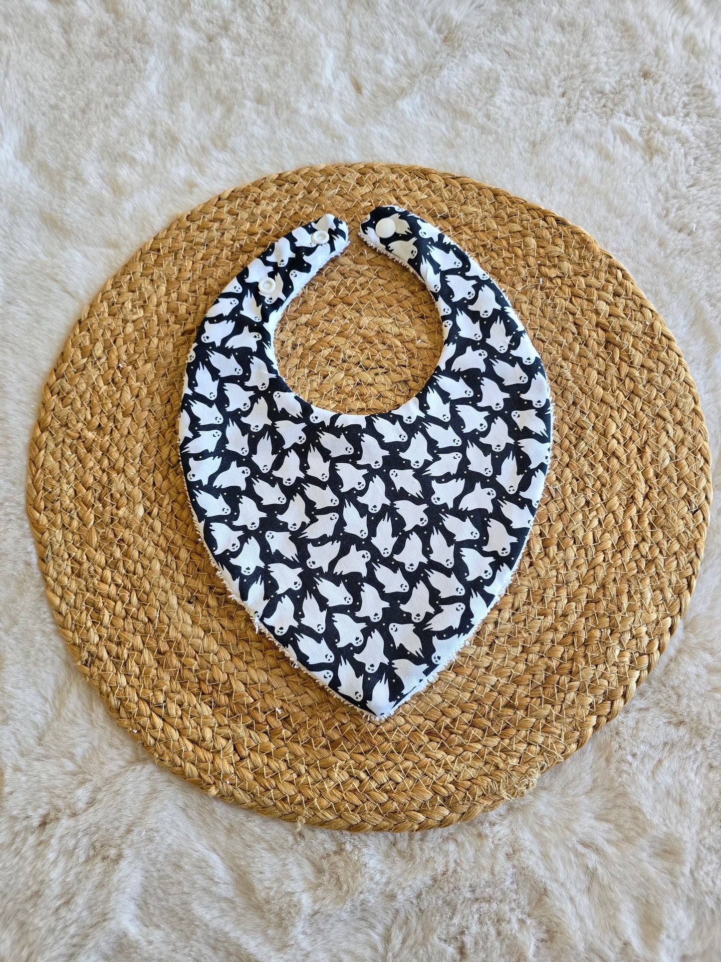 Bavoir bandana halloween Fantôme