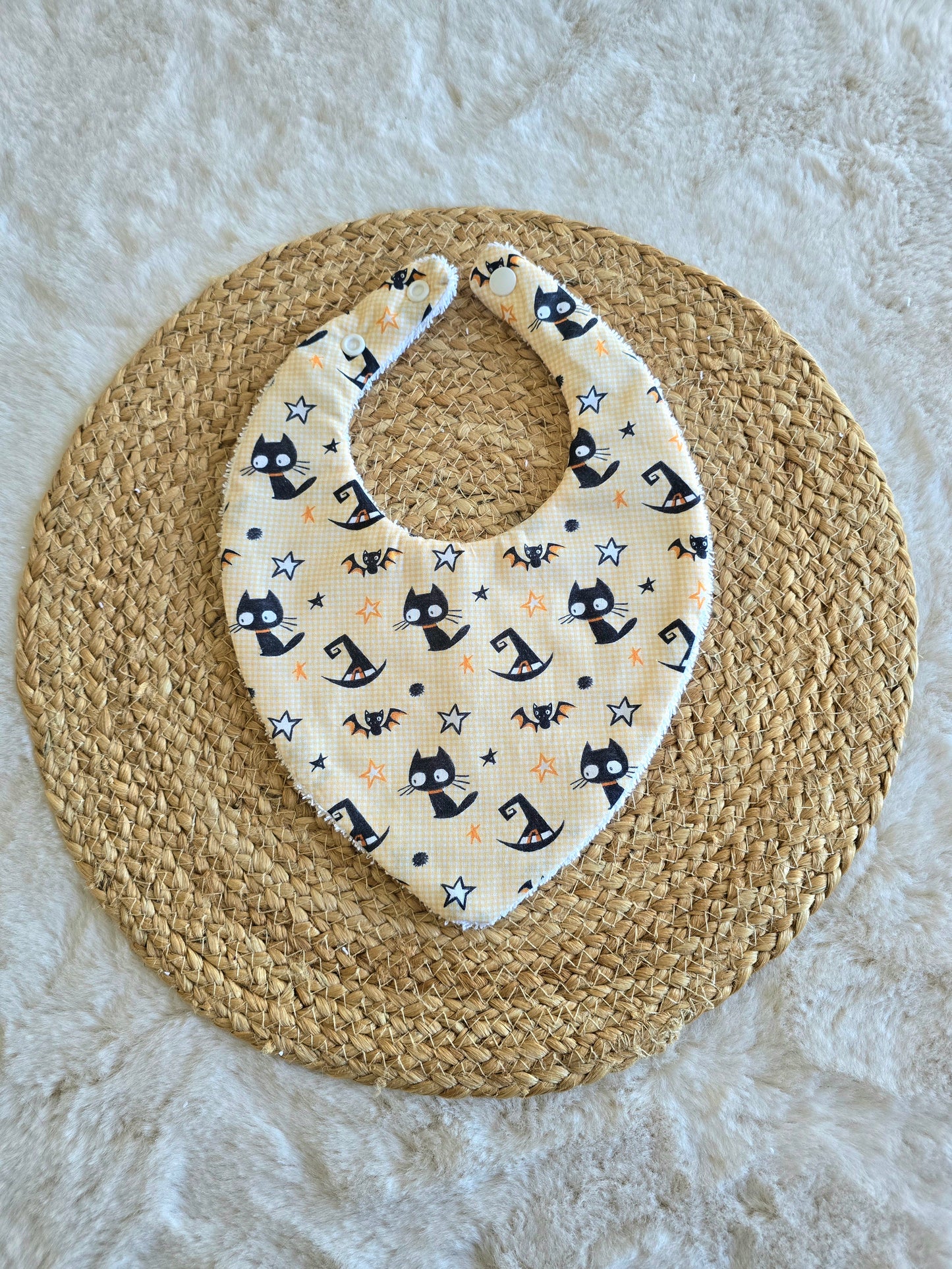 Bavoir bandana Halloween Chat 🐱