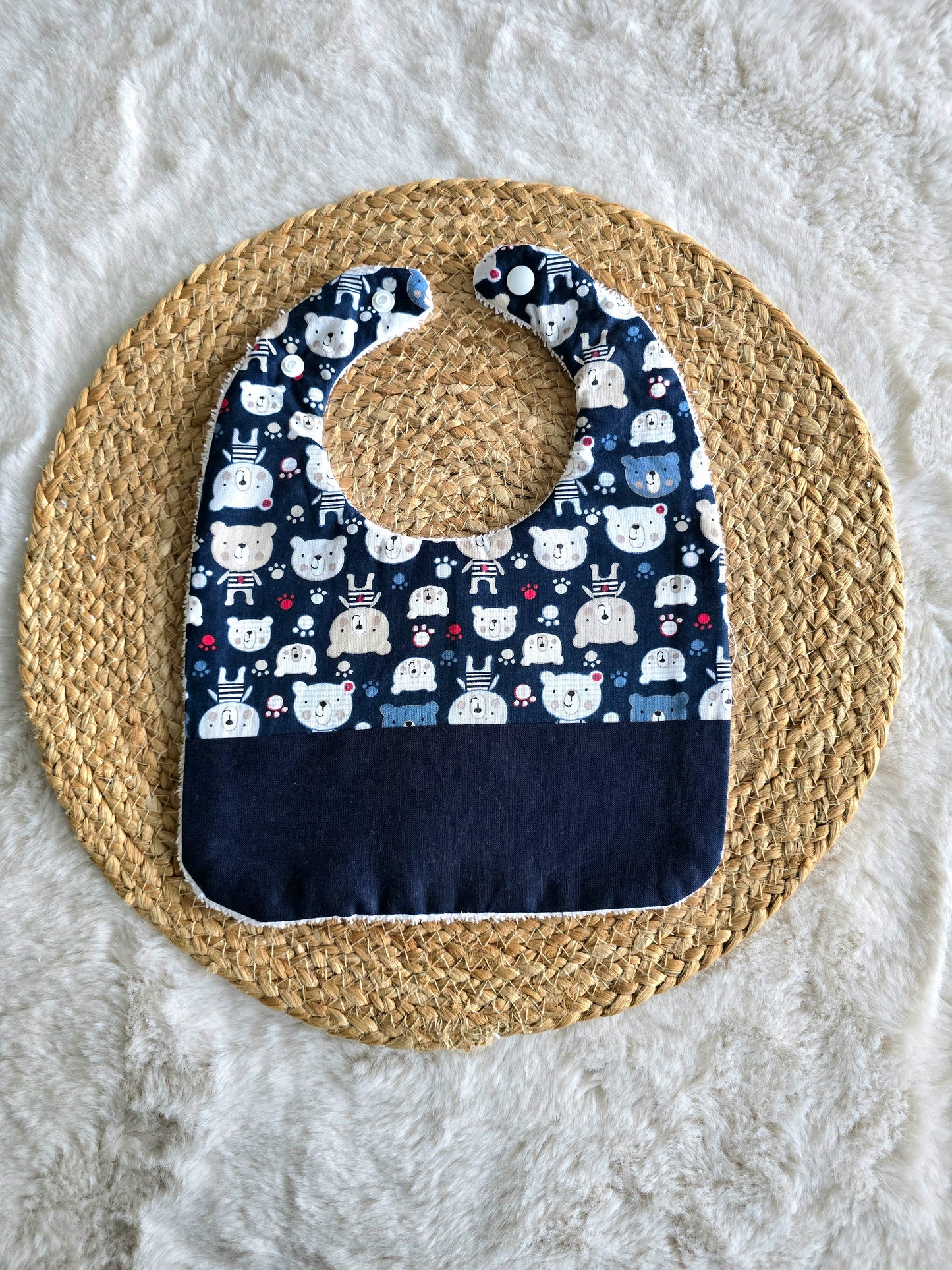 Bavoir personnalisé ourson