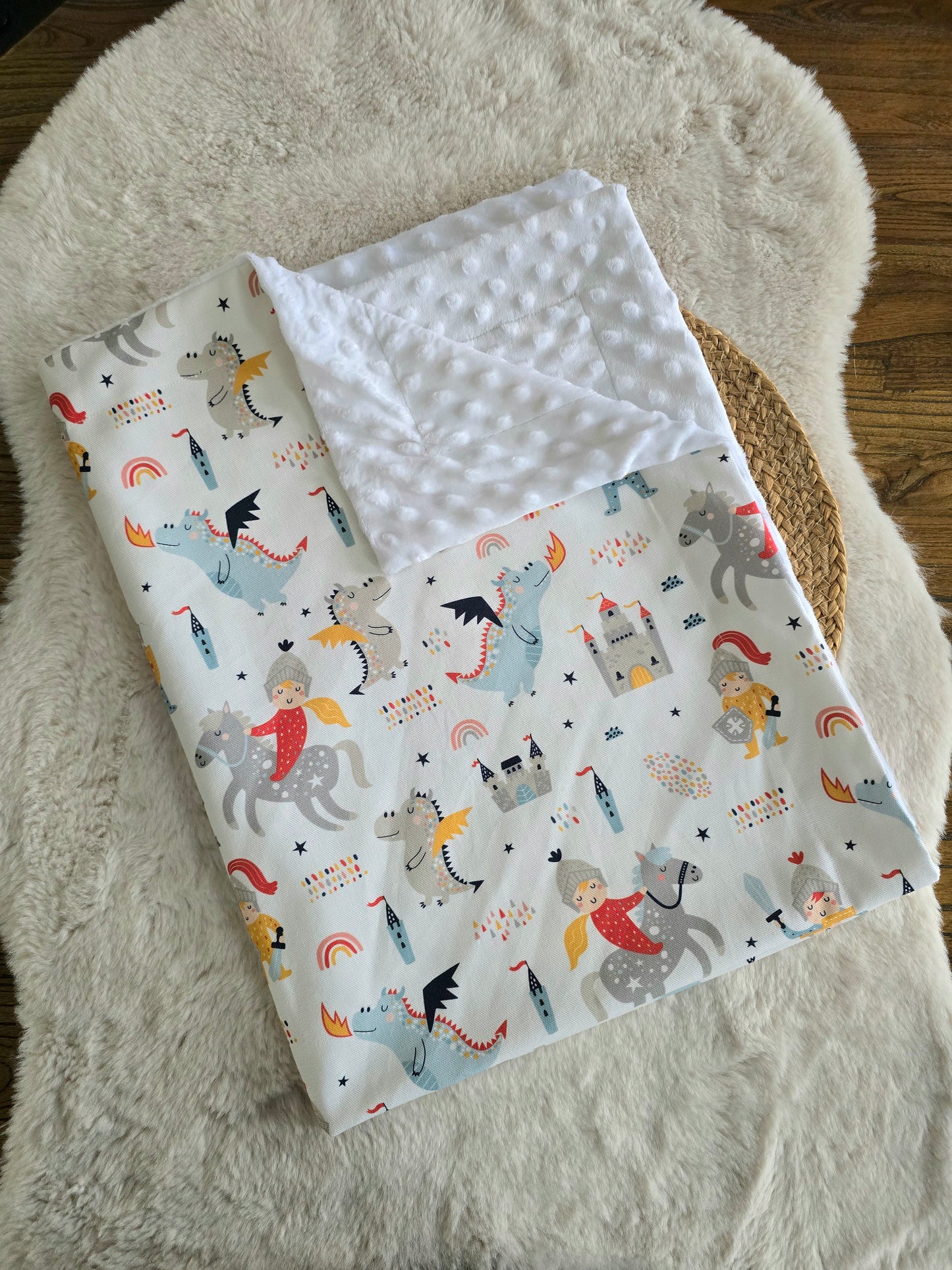 Couverture bébé chevalier