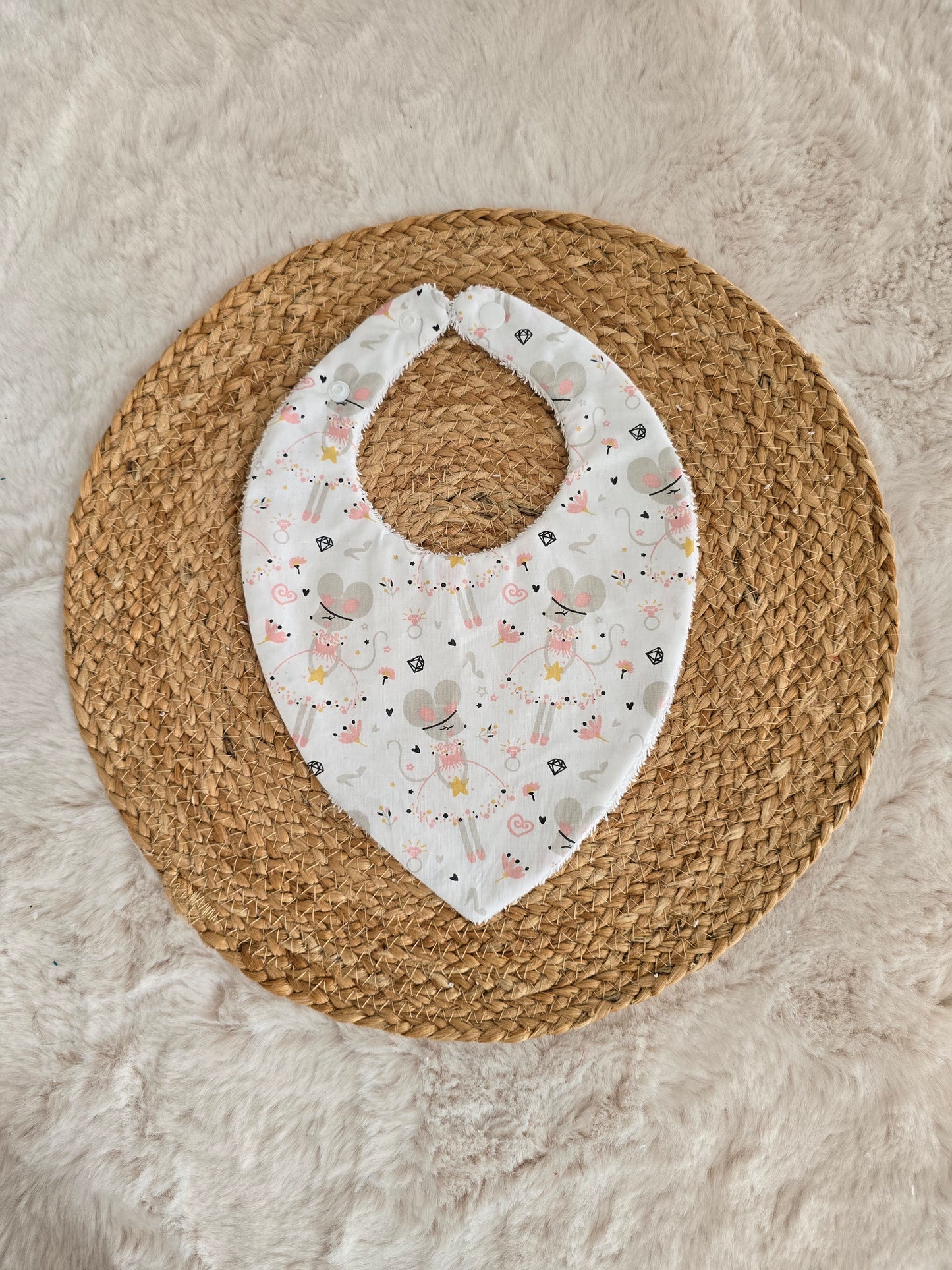 Bavoir bandana souris