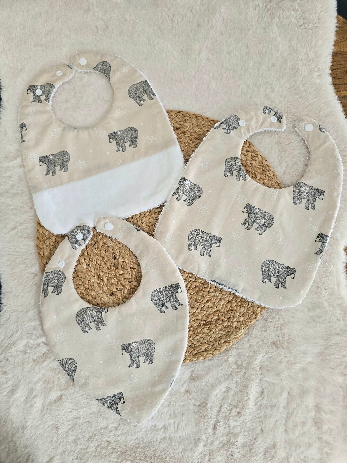 Coffret bavoirs ours