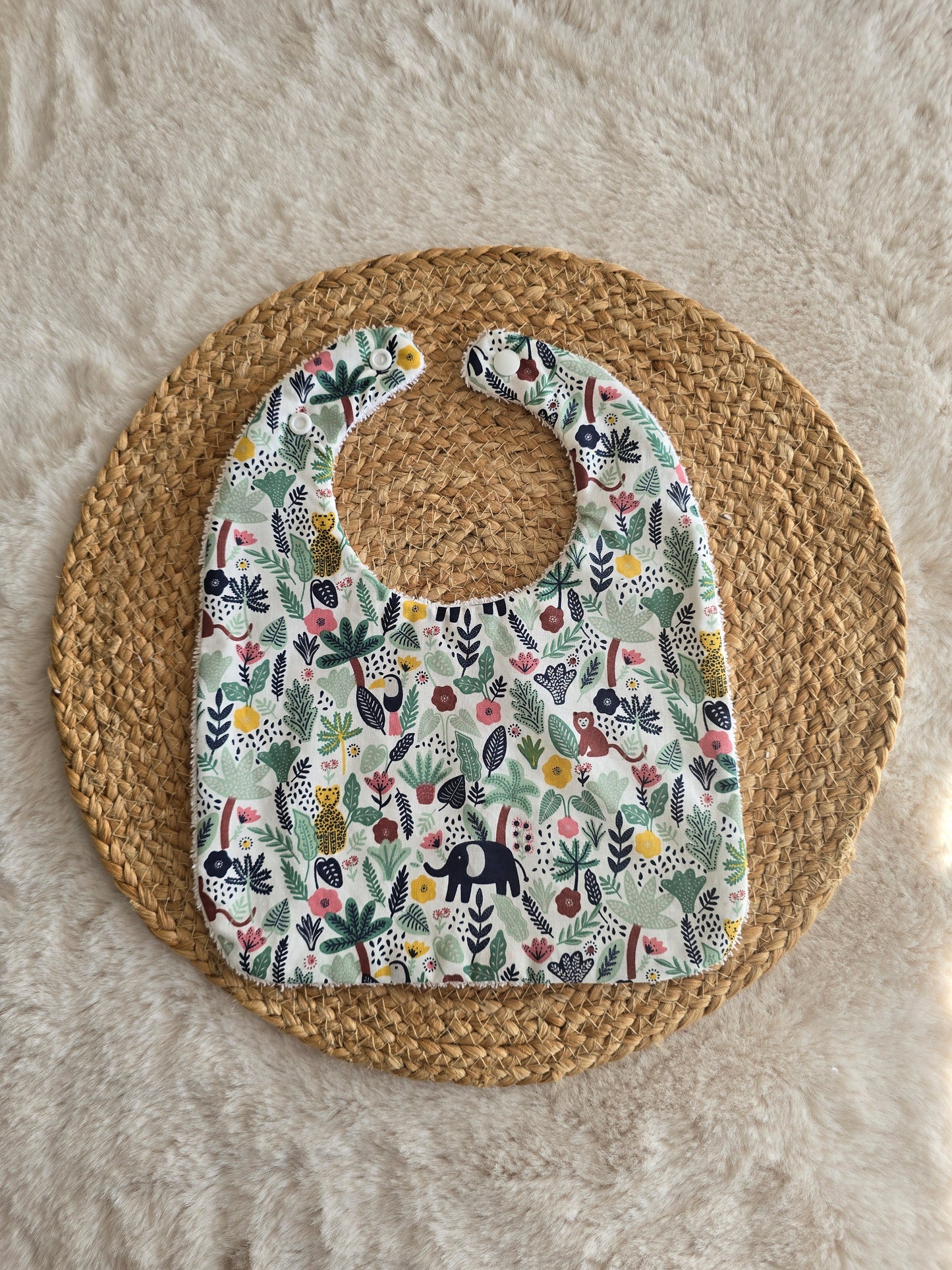 Bavoir classique jungle
