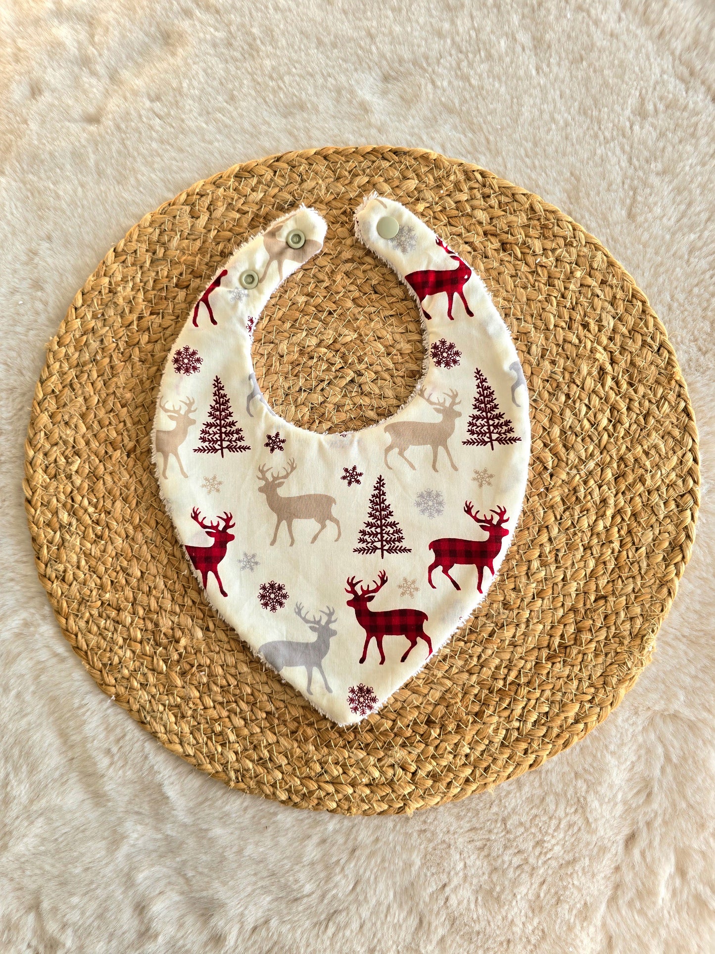 Bavoir bandana cerf