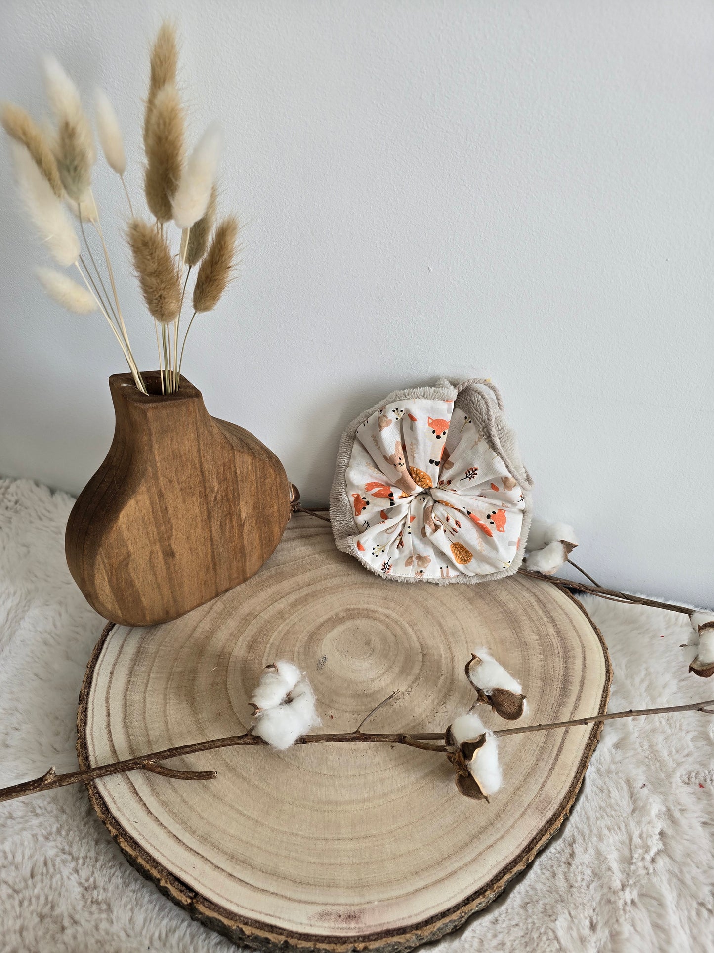 Fleur de douche beige enfant