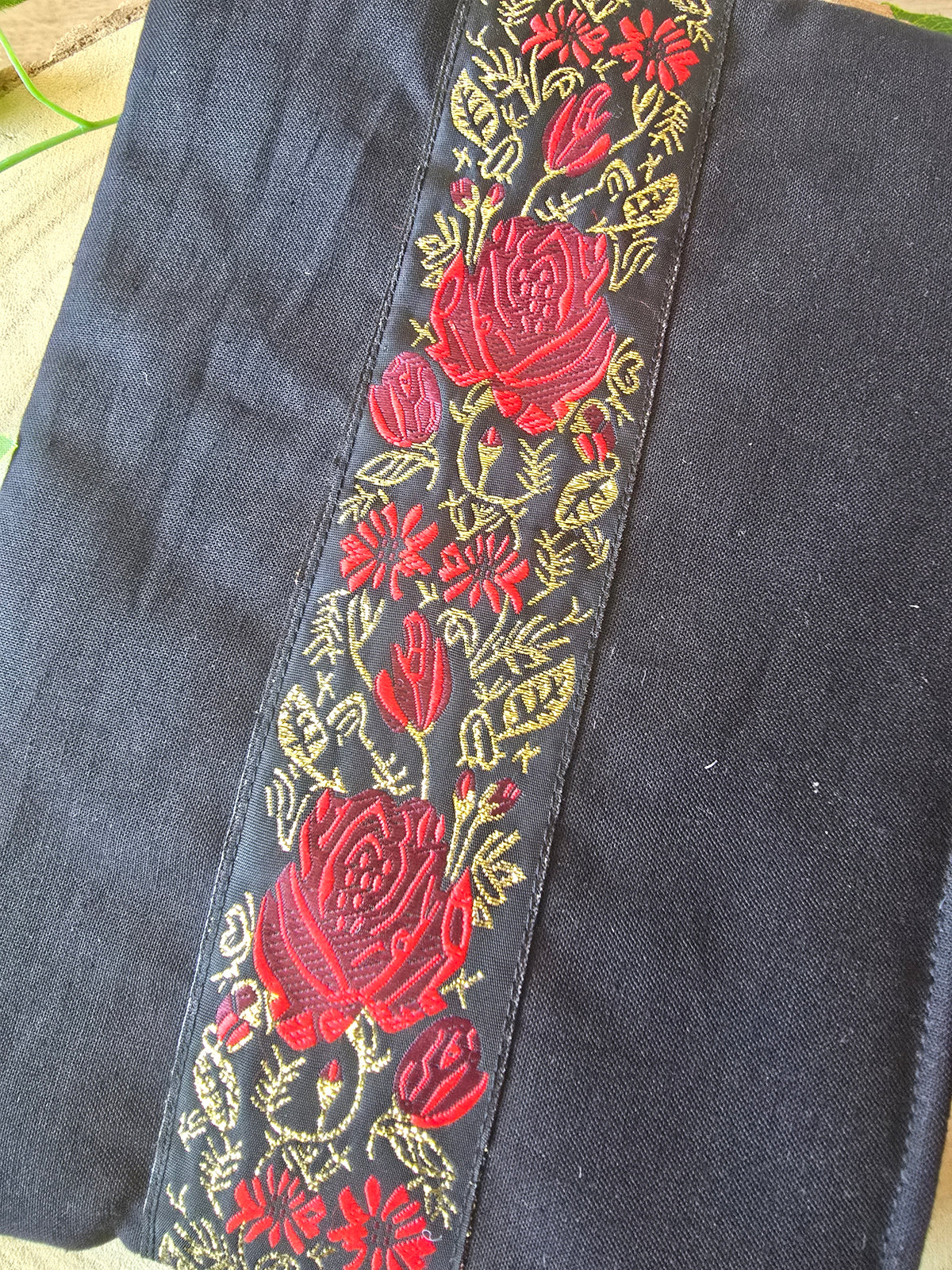 Pochette livre galon roses 🌹