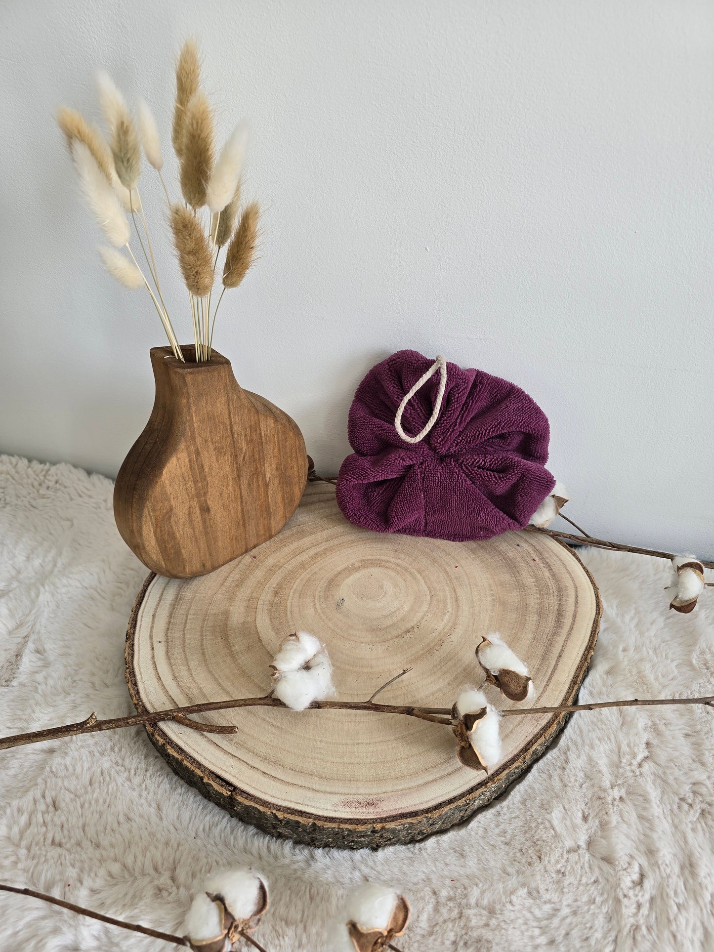 Fleur de douche violet