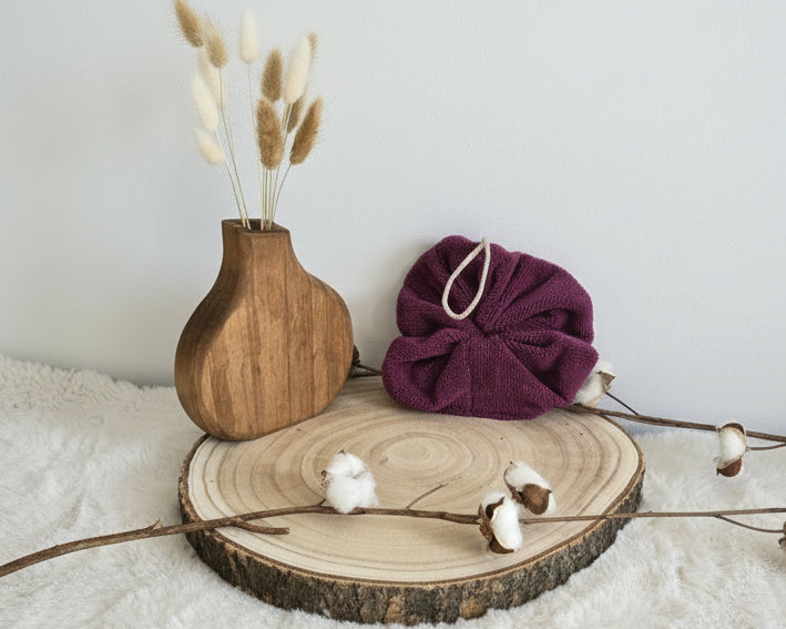 Fleur de douche violet