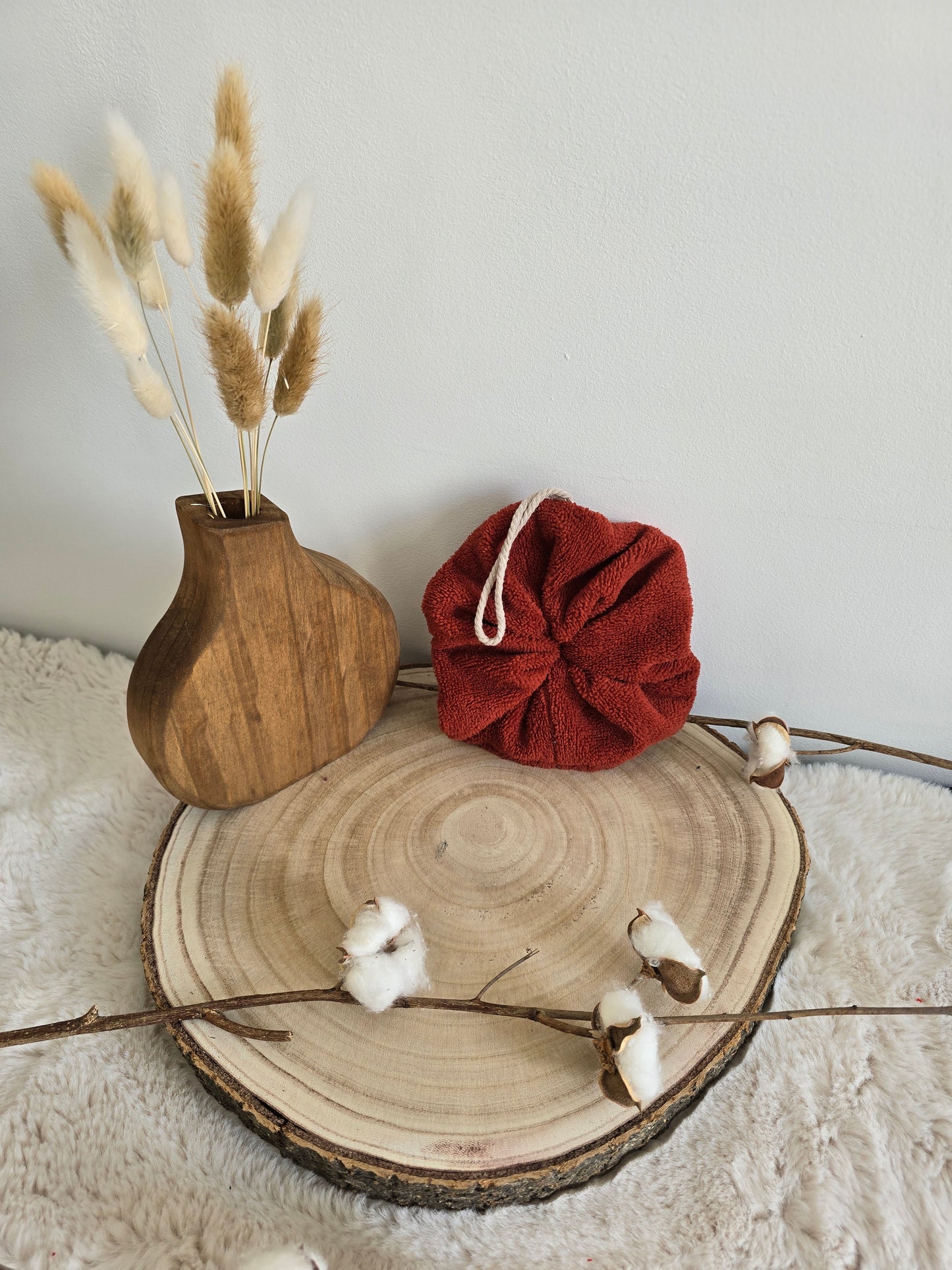 Fleur de douche terracotta