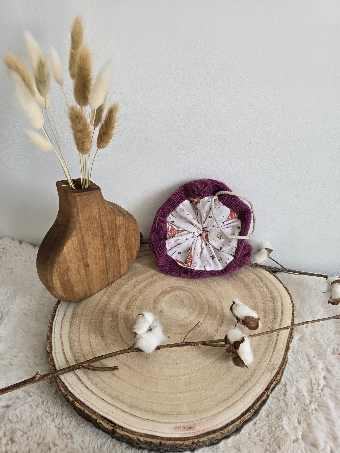 Fleur de douche violet enfant