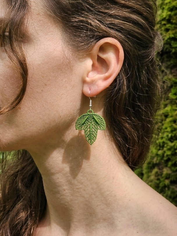 Boucles d'oreilles feuilles