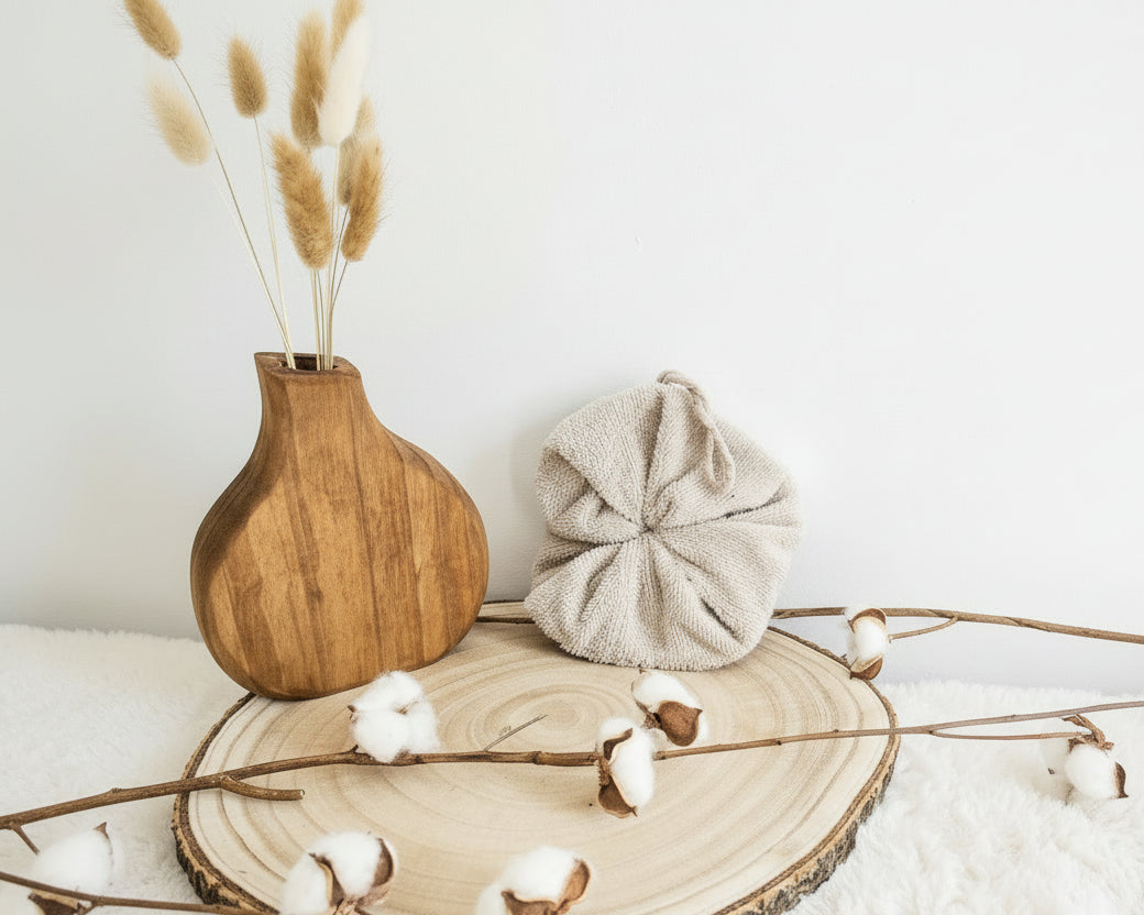 Fleur de douche beige