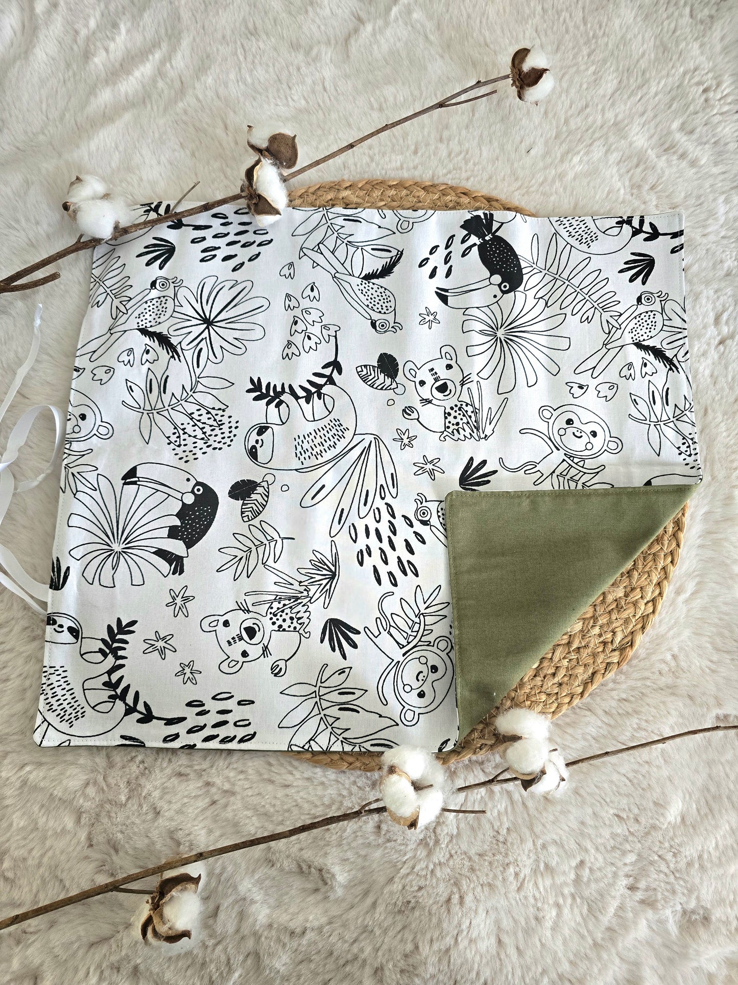 Feuille de coloriage Kaki