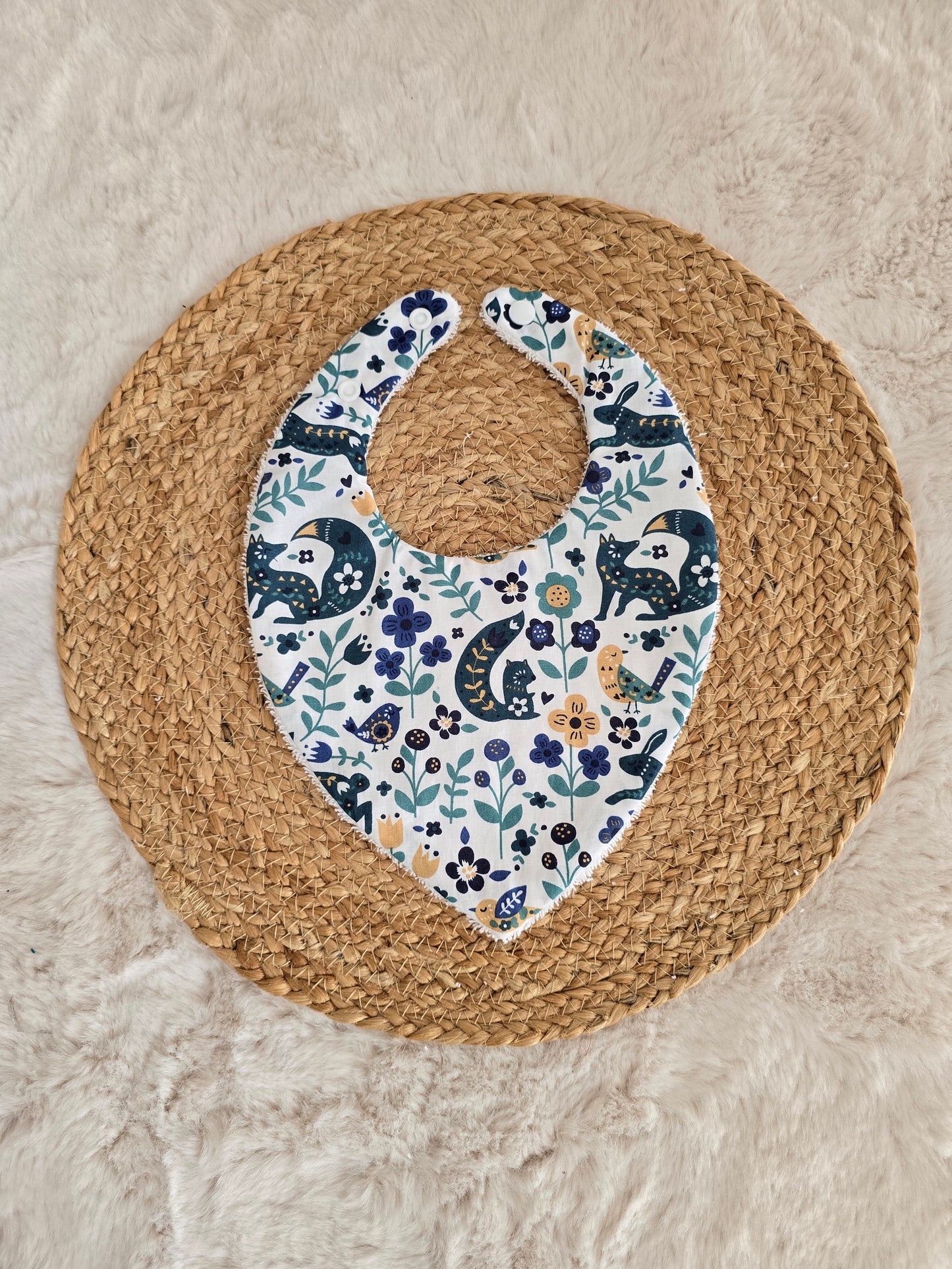 Bavoir bandana renard