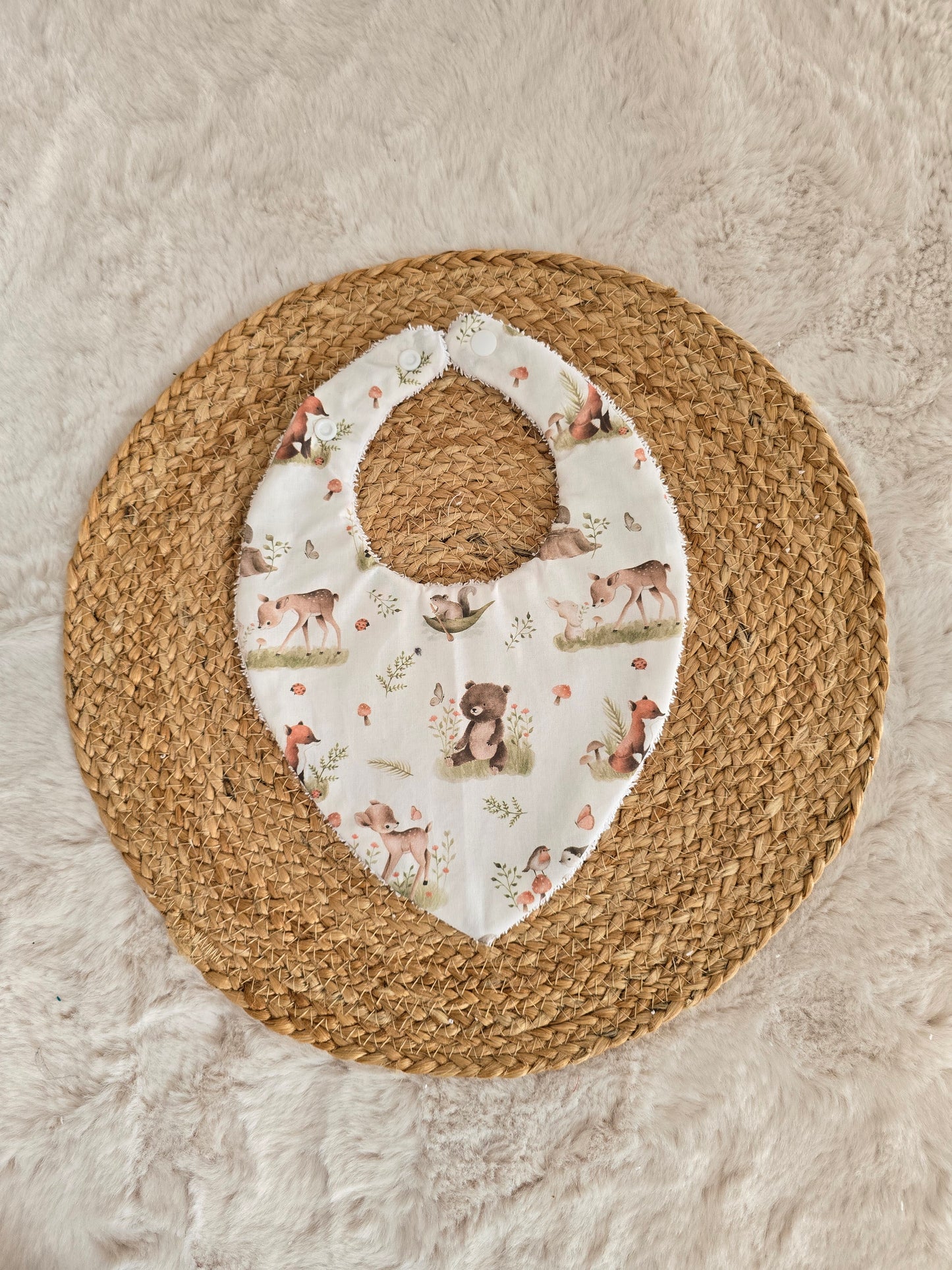Bavoir bandana ours forêt