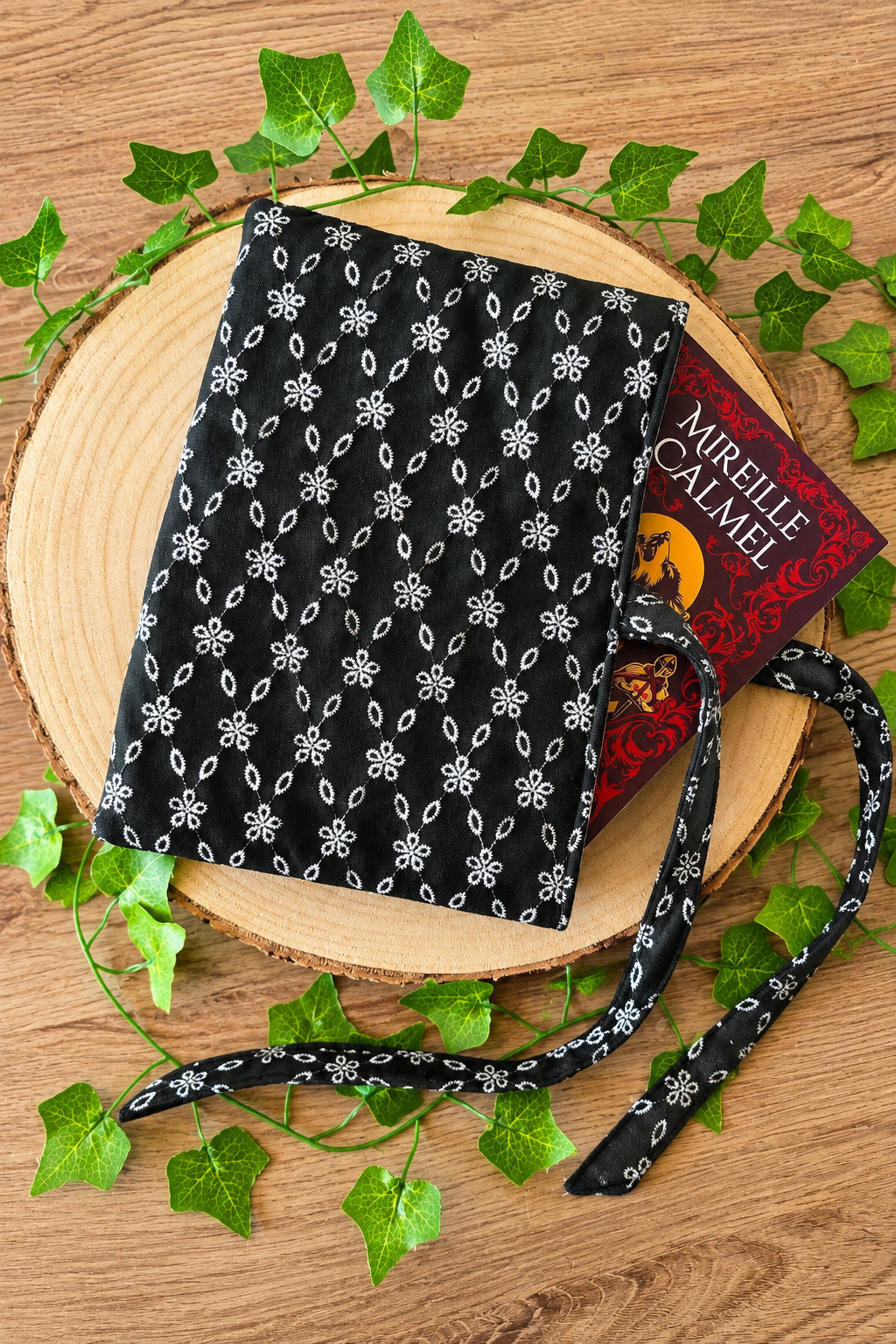 Pochette livre velours vert
