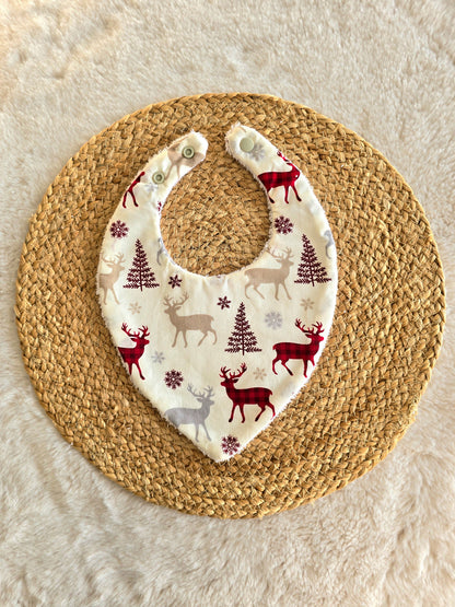 Bavoir bandana cerf