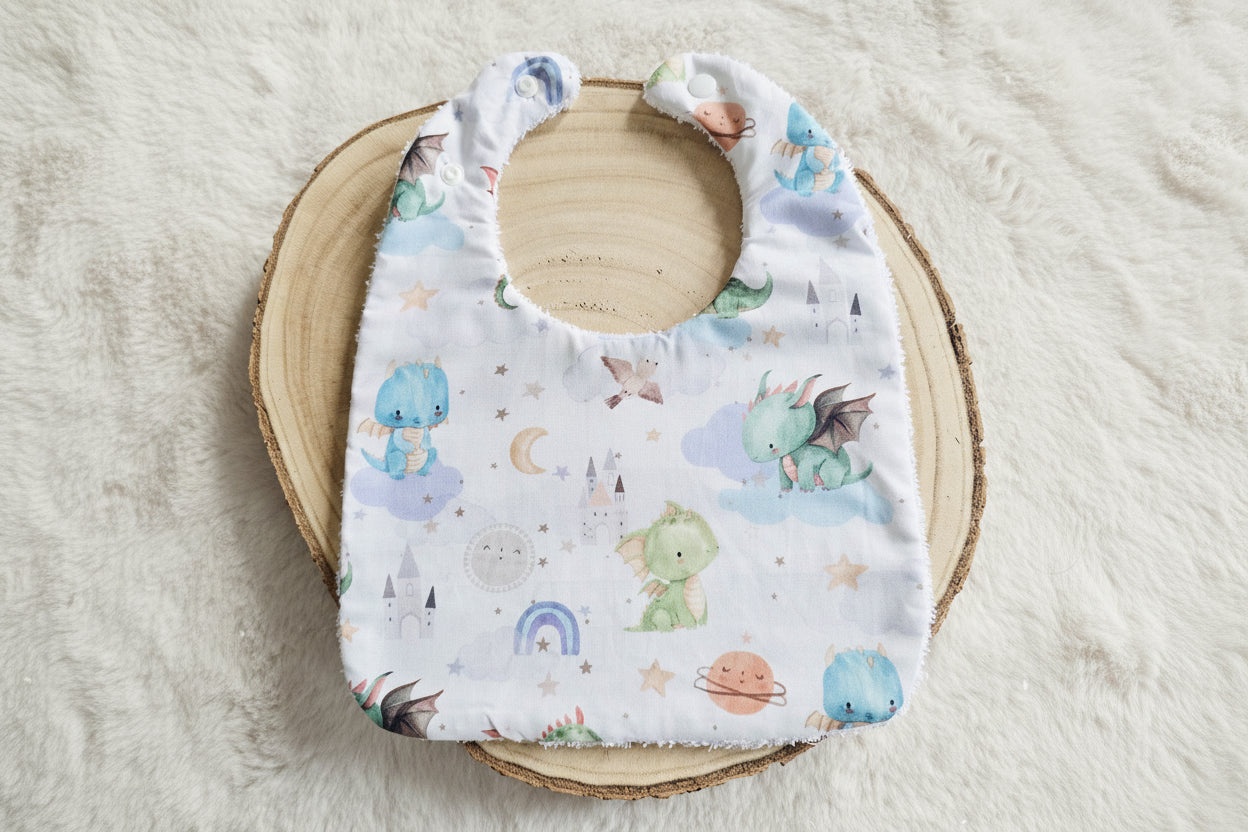 Bavoir classique dragons