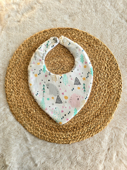 Bavoir bandana ours