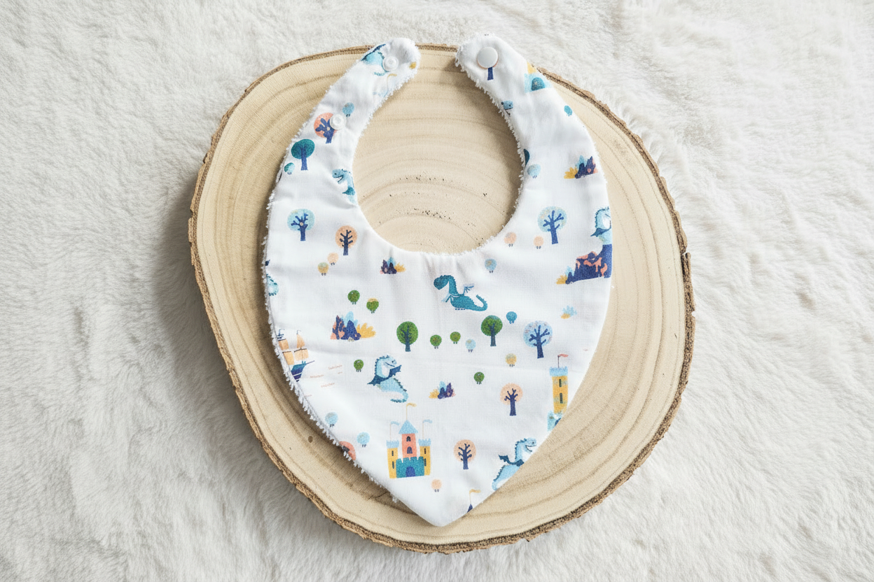 Bavoir bandana château