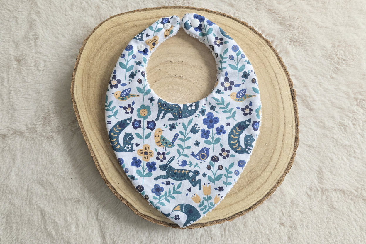 Bavoir bandana renard