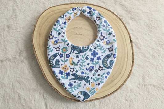 Bavoir bandana renard