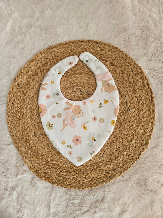 Bavoir bandana lapins danseuse