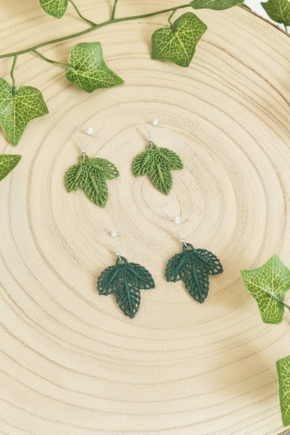 Boucles d'oreilles feuilles