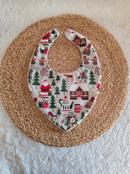 Bavoir bandana chalet