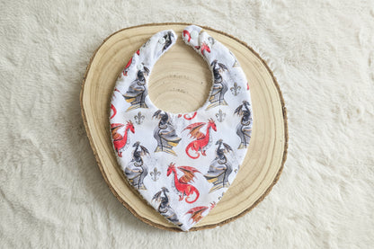 Bavoir bandana heaume dragon