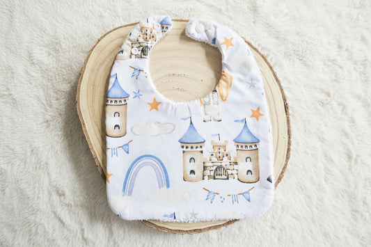 Bavoir classique chateau chevaliers