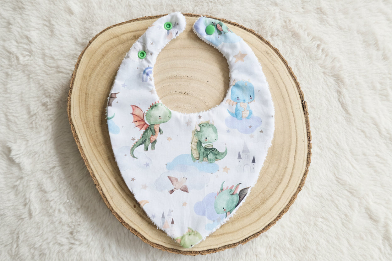 Bavoir bandana dragons