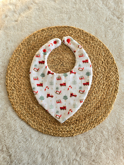 Bavoir bandana train