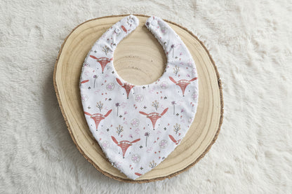 Bavoir bandana biche