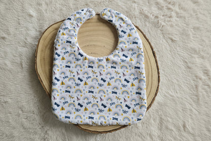 Bavoir classique arc-en-ciel