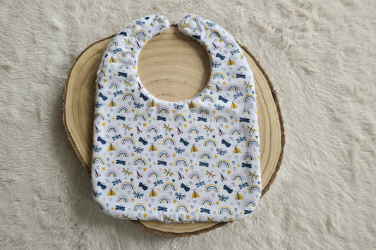 Bavoir classique arc-en-ciel