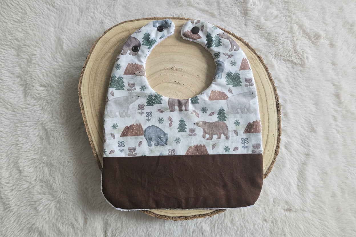 Bavoir personnalisé ours