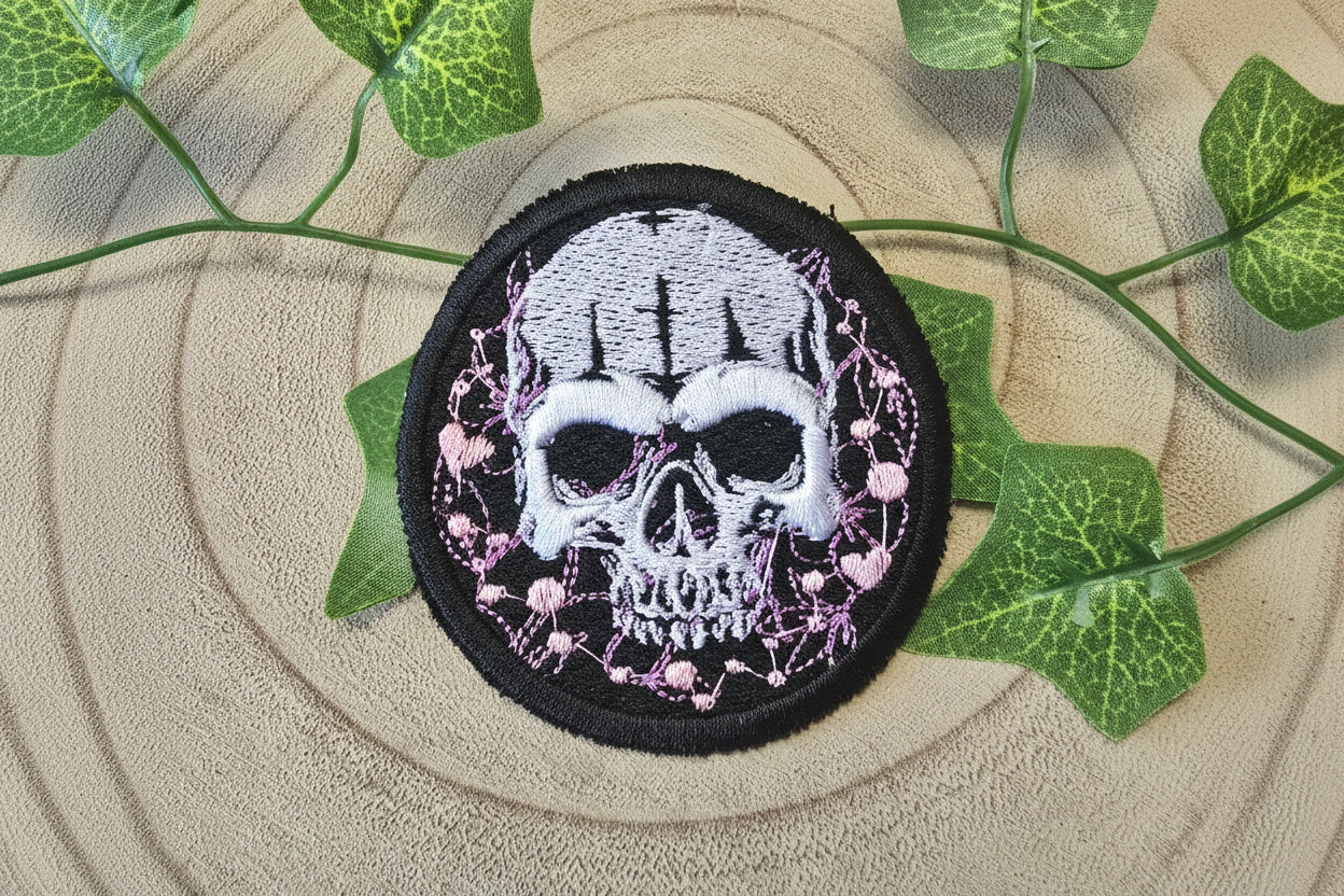 Patch skull cercle