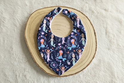 Bavoir bandana sirènes