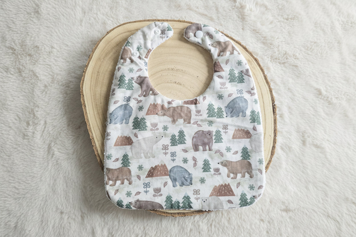 Bavoir classique ours