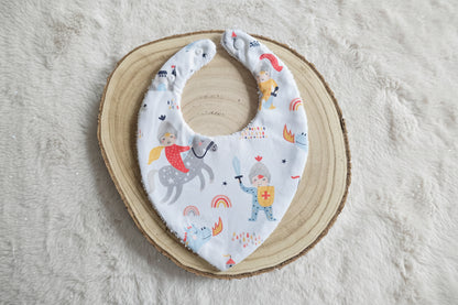 Bavoir bandana bébés chevaliers