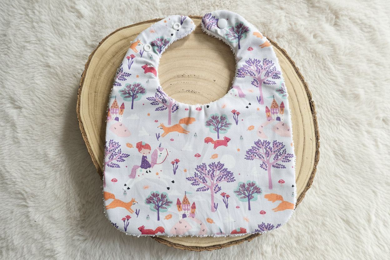 Bavoir classique princesses