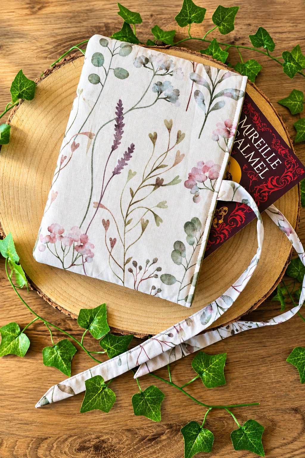 Pochette livre fleurs 🌸